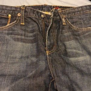 Adriano Goldschmied Straight Leg Gold Stitch Jeans
